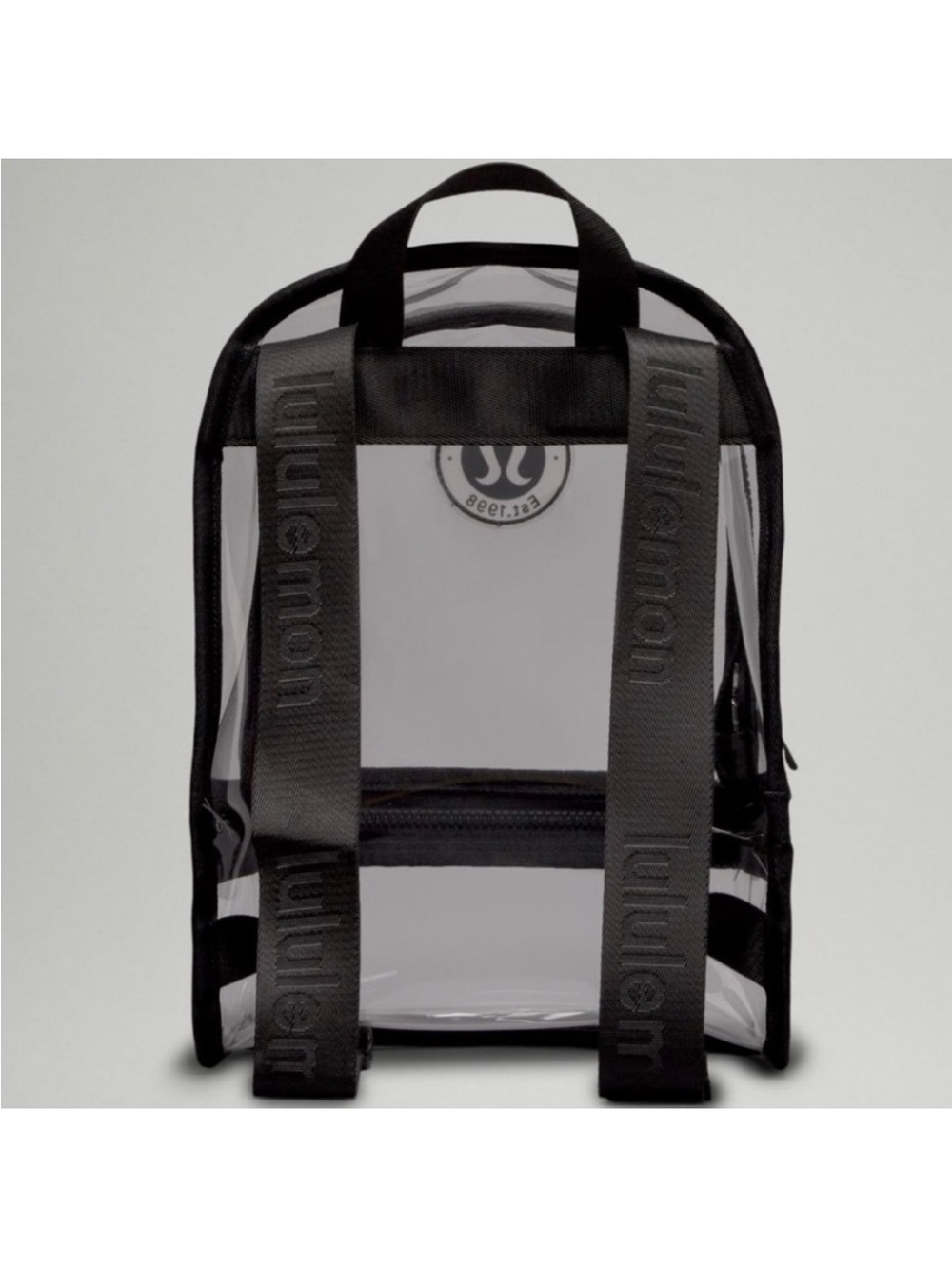 lululemon athletica Clear Backpack with Black Trim - Picture 2 of 7